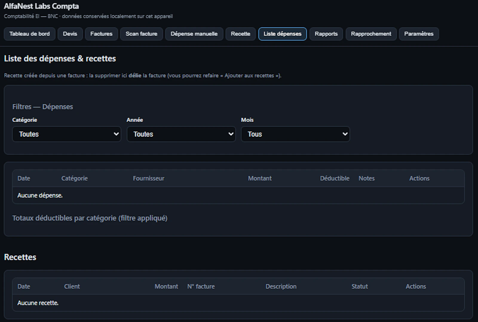 AlfaNest Labs Compta screenshot 1