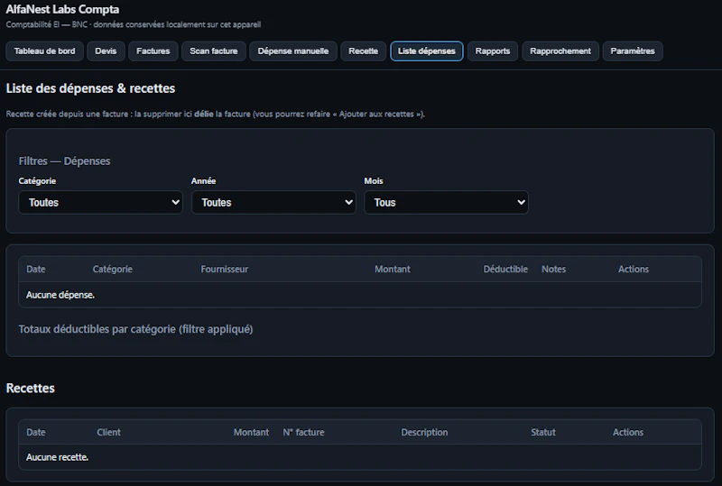 AlfaNest Labs Compta screenshot 1