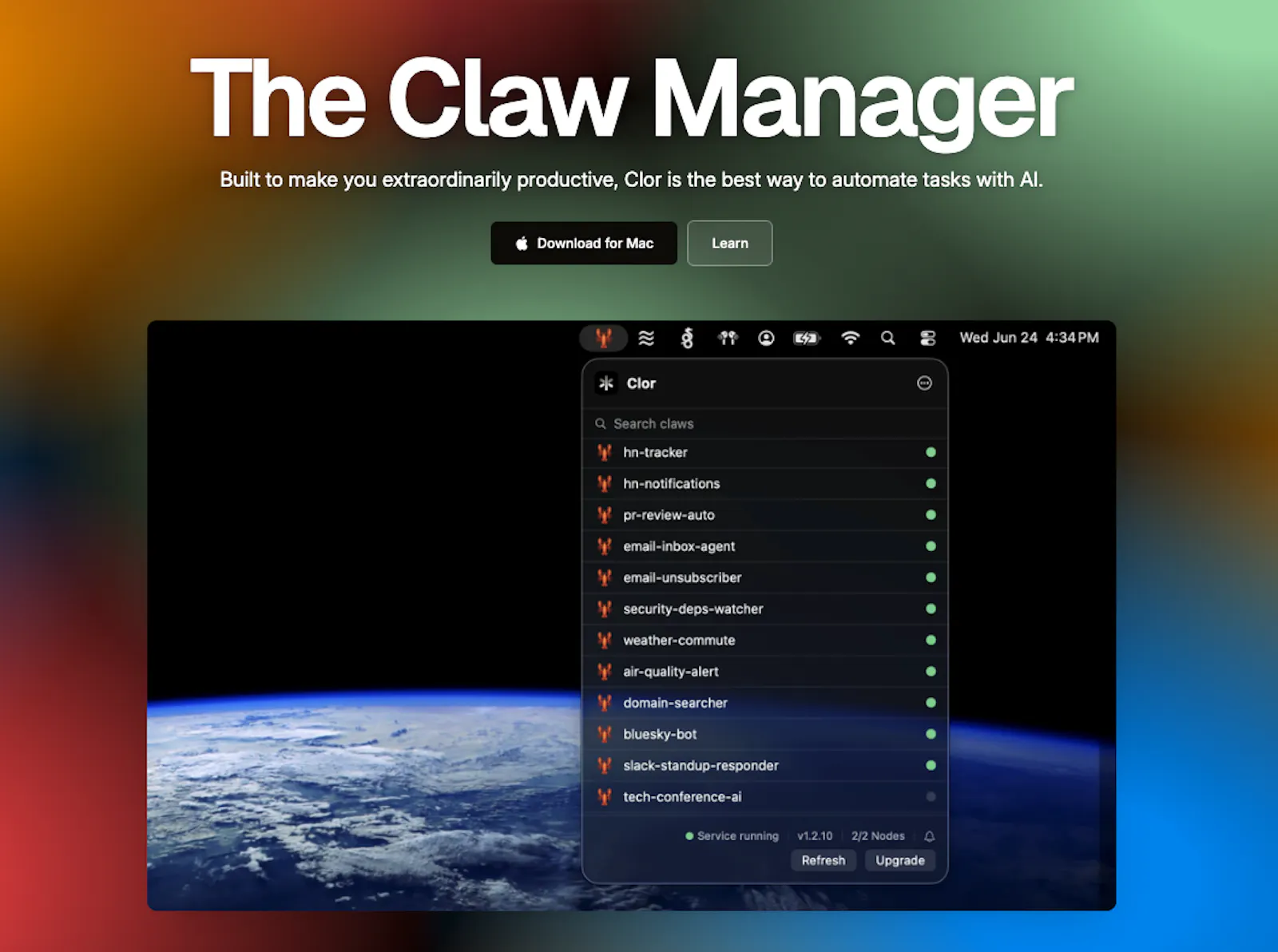 Clor screenshot 1