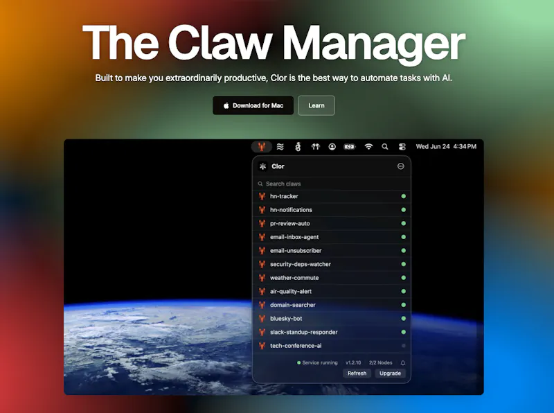 Clor screenshot 1