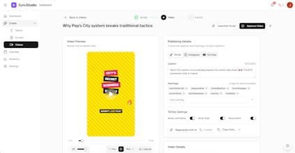 SyncStudio: Faceless Videos, Zero Effort gallery image