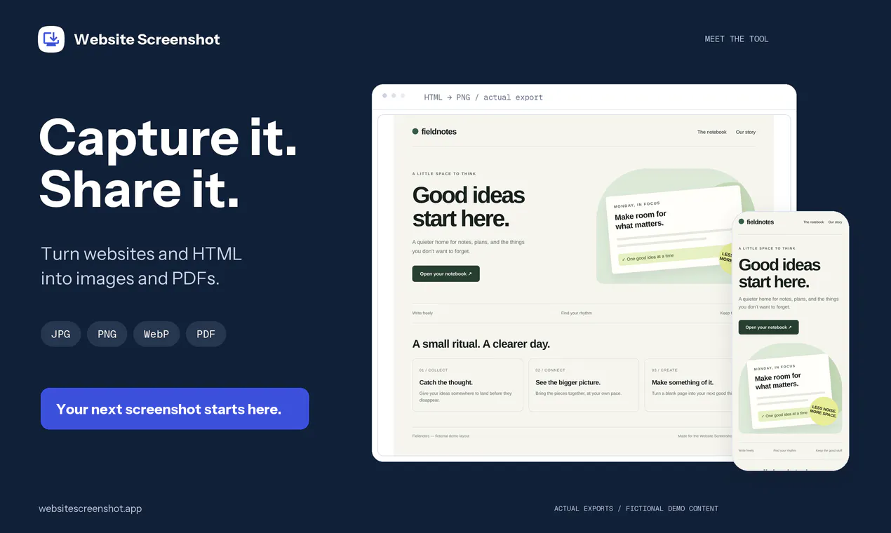 Website Screenshot gallery image