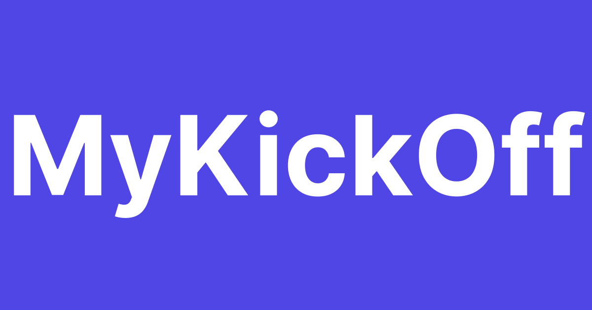 MyKickOff - Main product screenshot demonstrating key features and user interface
