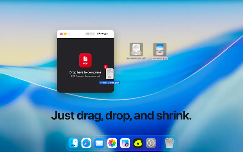 DockPinch: PDF & Image Optimizer screenshot 3