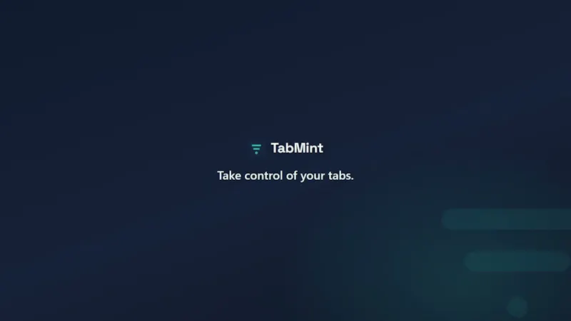 TabMint screenshot 1 (video preview)
