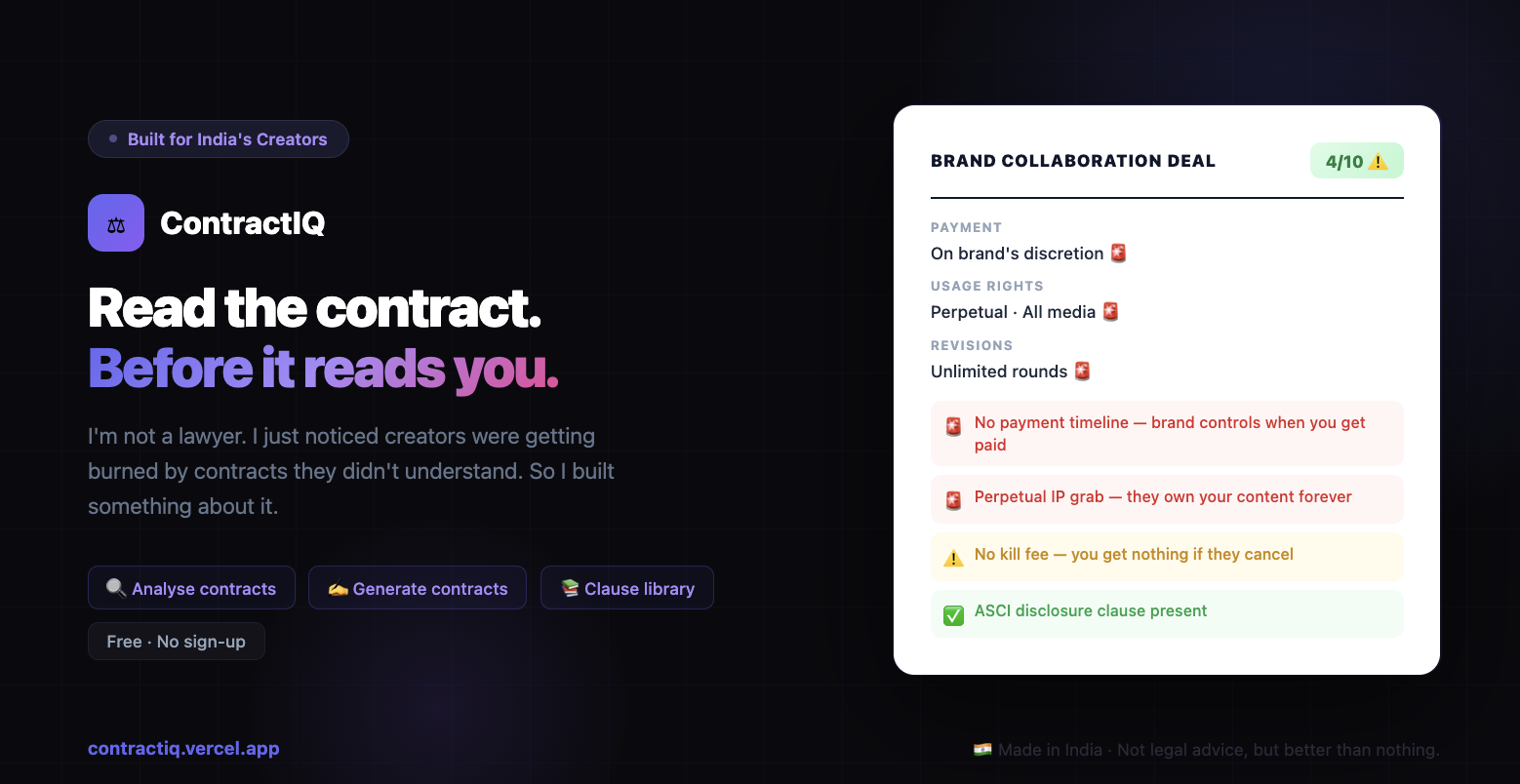ContractIQ — Beta logo