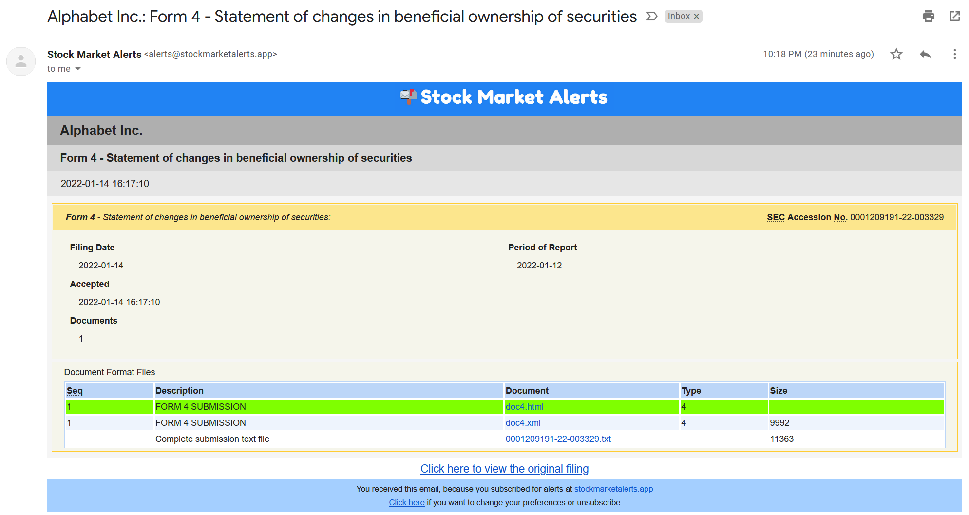 Stock Market Alerts gallery image
