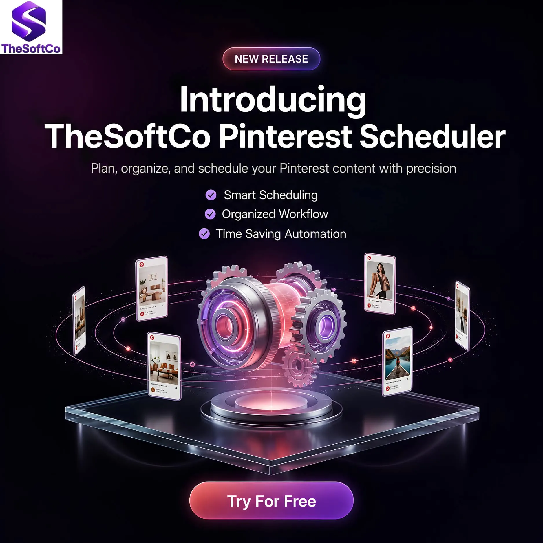 TheSoftCo Pinterest Scheduler gallery image