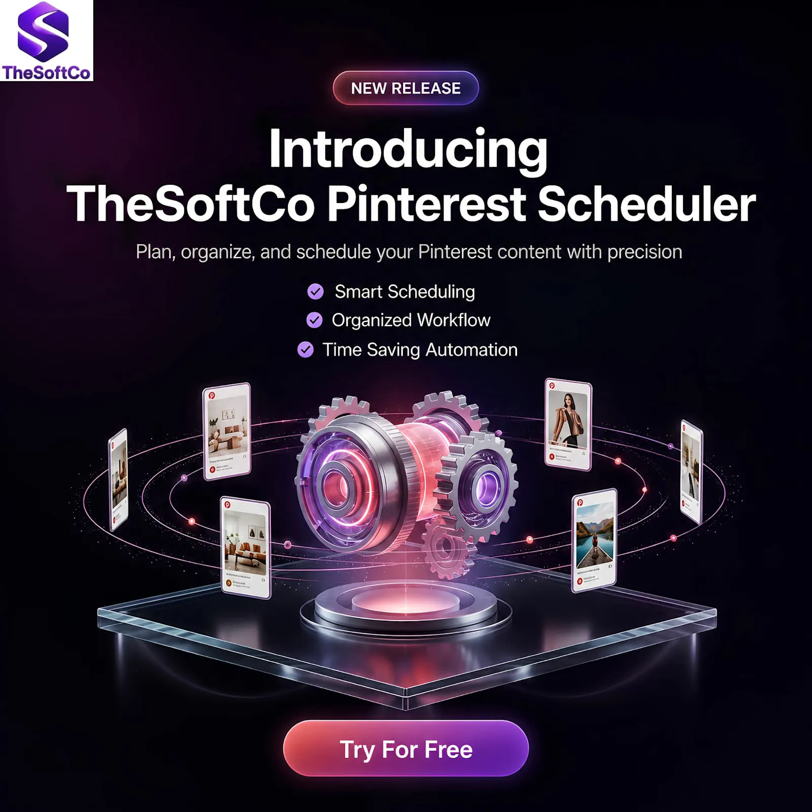 TheSoftCo Pinterest Scheduler screenshot 1
