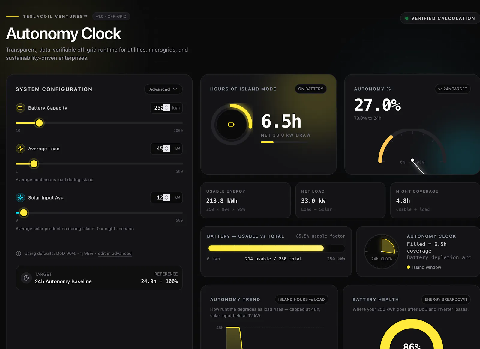 Autonomy Clock screenshot 2