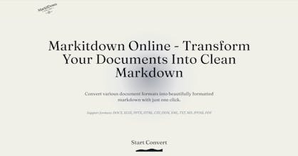 Markitdown Online gallery image