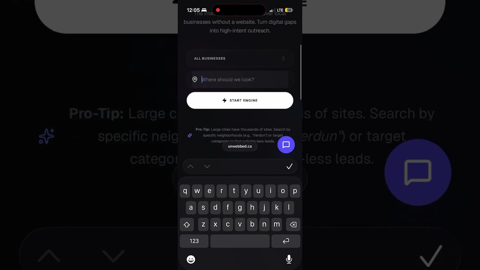 Unwebbed screenshot 1 (video preview)