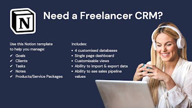 Notion Freelancer CRM gallery image