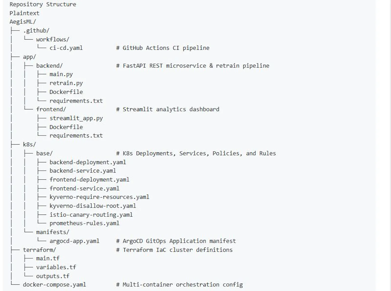 AegisML Enterprise Starter screenshot 2