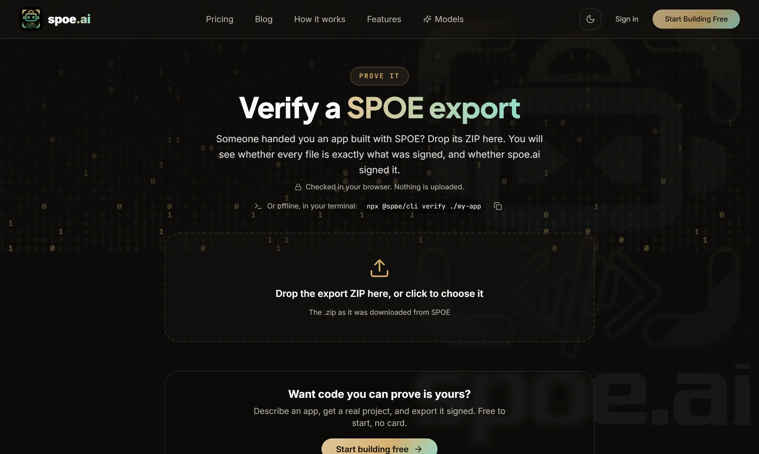 SPOE | Private Vibe Coding AI  gallery image