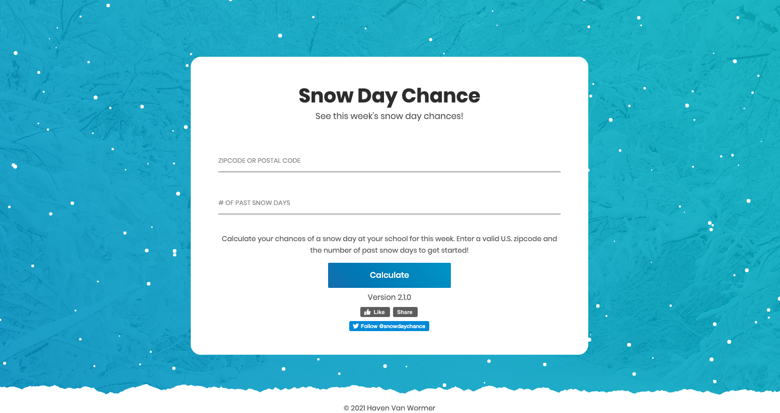Snow Day Chance