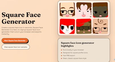 Square Face Generator gallery image