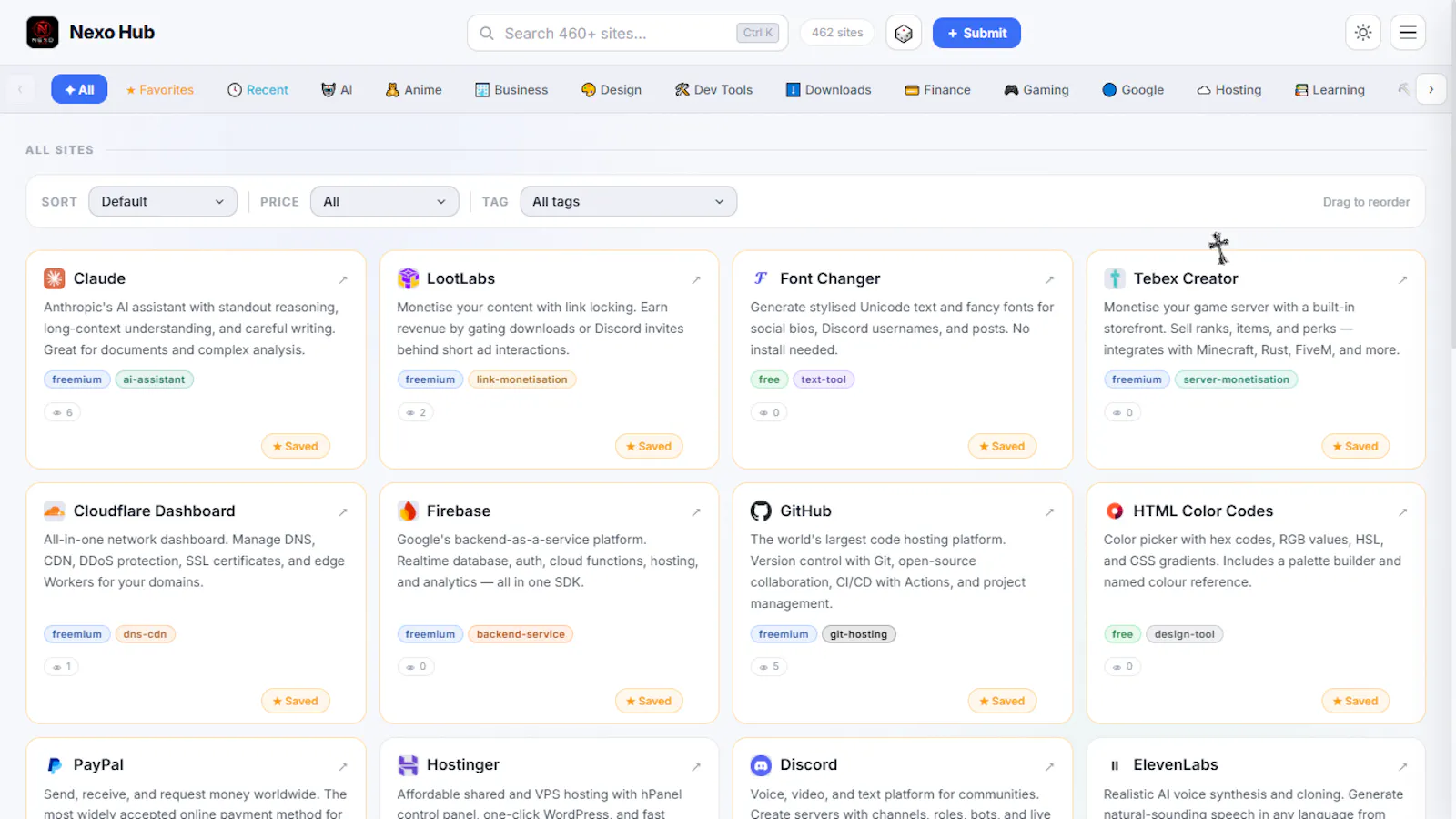 Nexo Hub screenshot 2