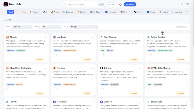 Nexo Hub screenshot 2