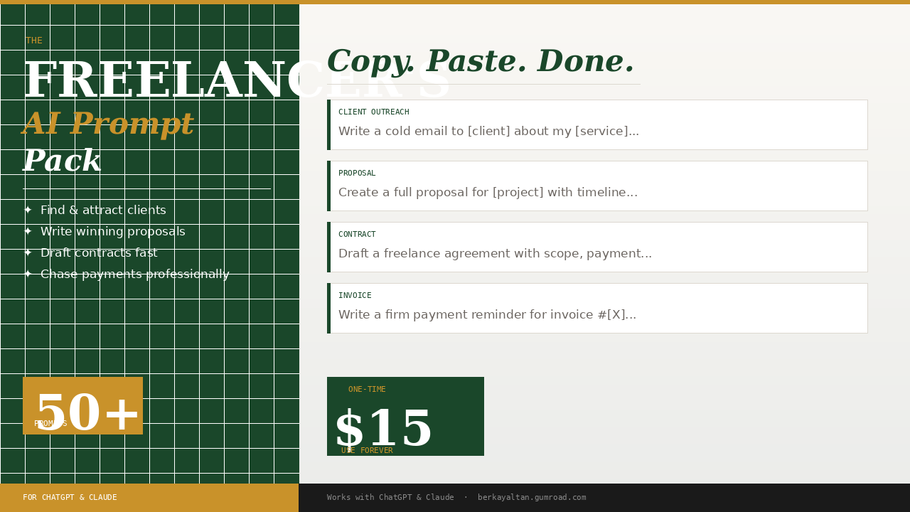 The Freelancer's AI Prompt Pack gallery image
