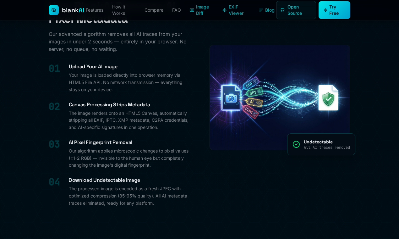 BlankAI — Remove AI Metadata gallery image