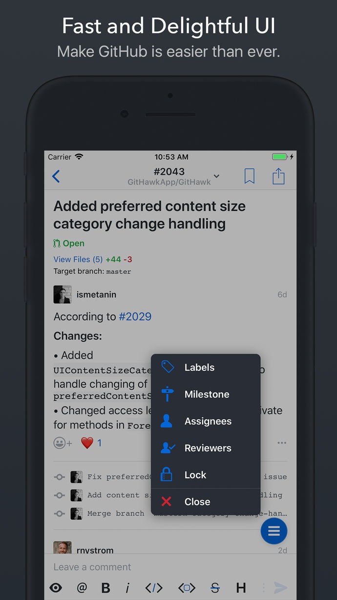 GitHawk gallery image