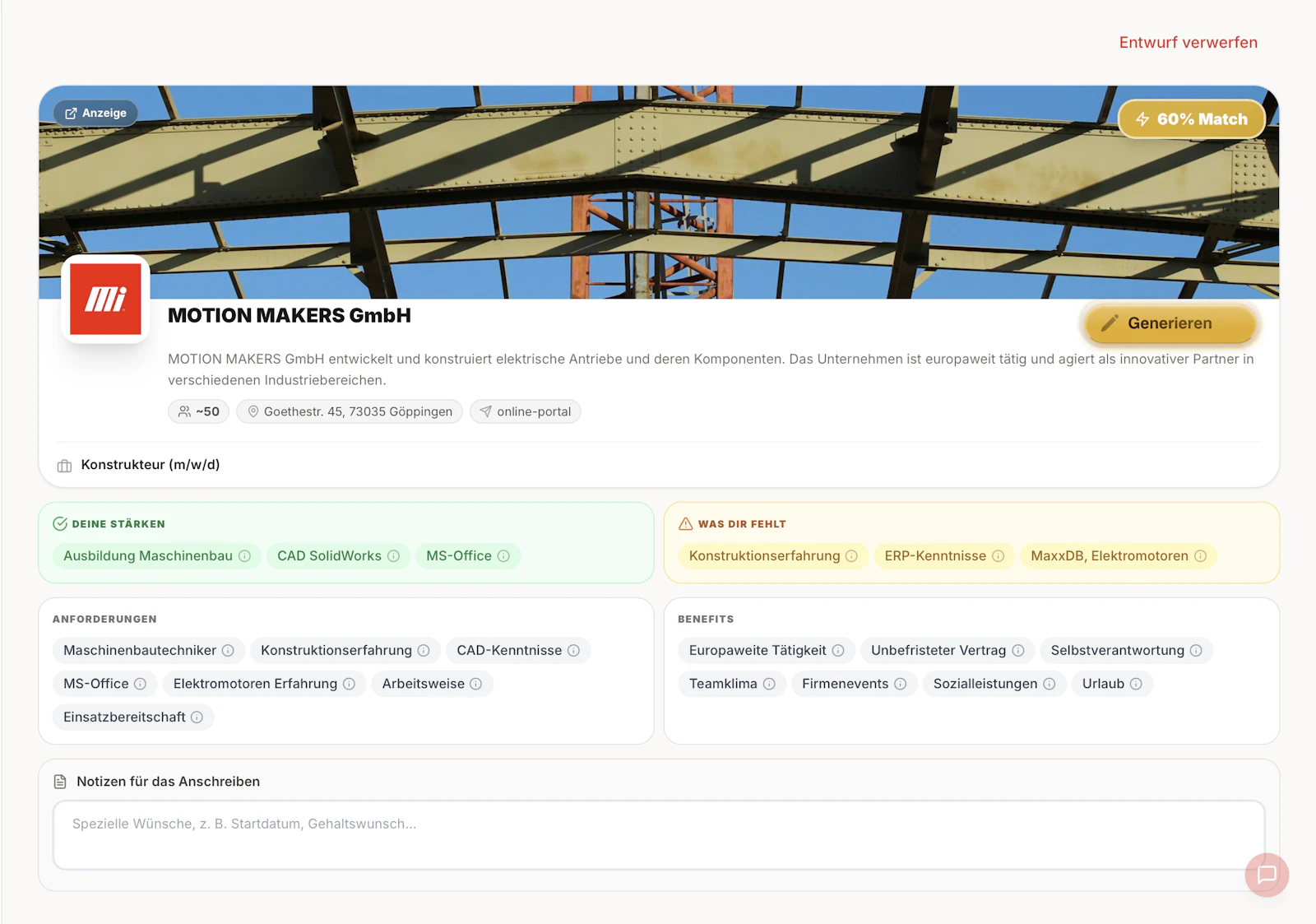 Bewerbee screenshot 5