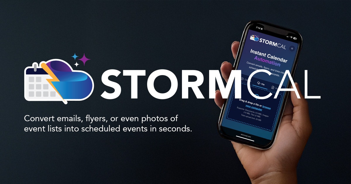 StormCal - Main screenshot showing features and interface