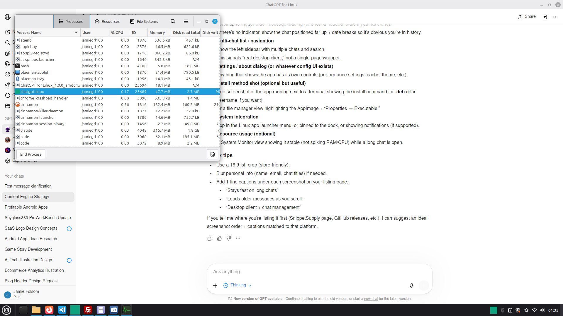 OpenChat for Linux gallery image