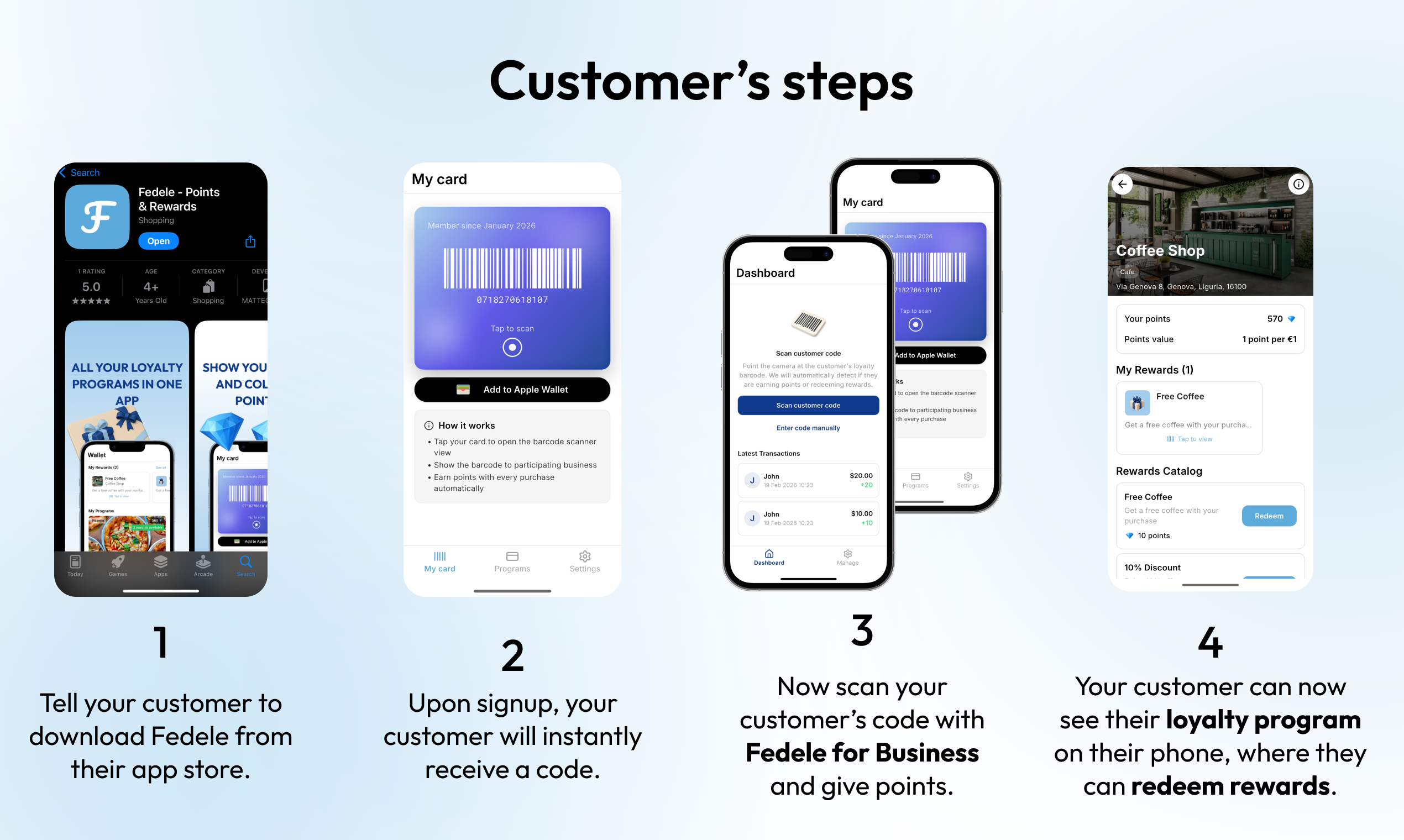 Fedele for Business - Loyalty gallery image
