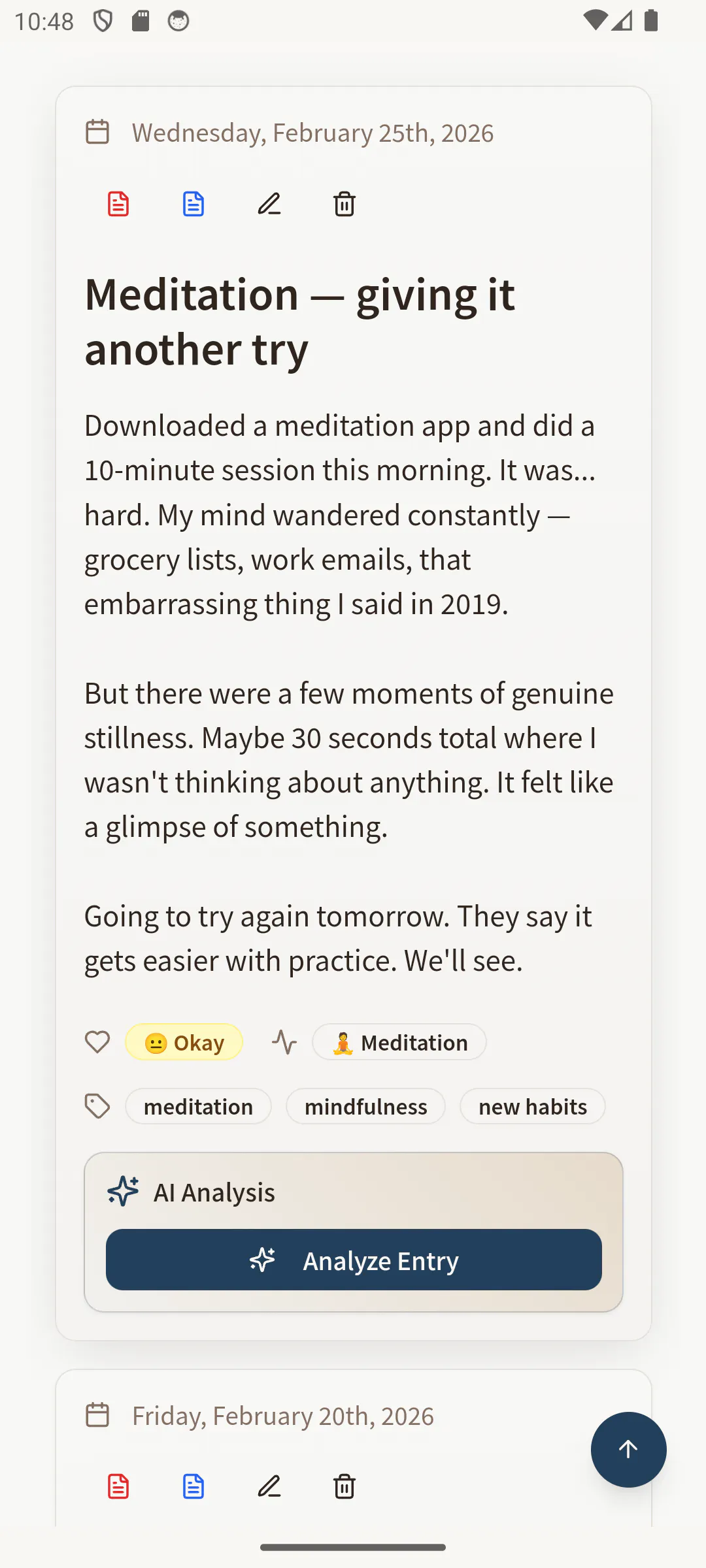OwnJournal screenshot