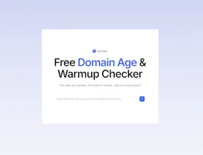 Reloop Domain Age & Warmup Checker gallery image