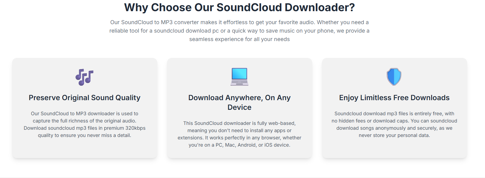 SoundCloud to MP3 gallery image