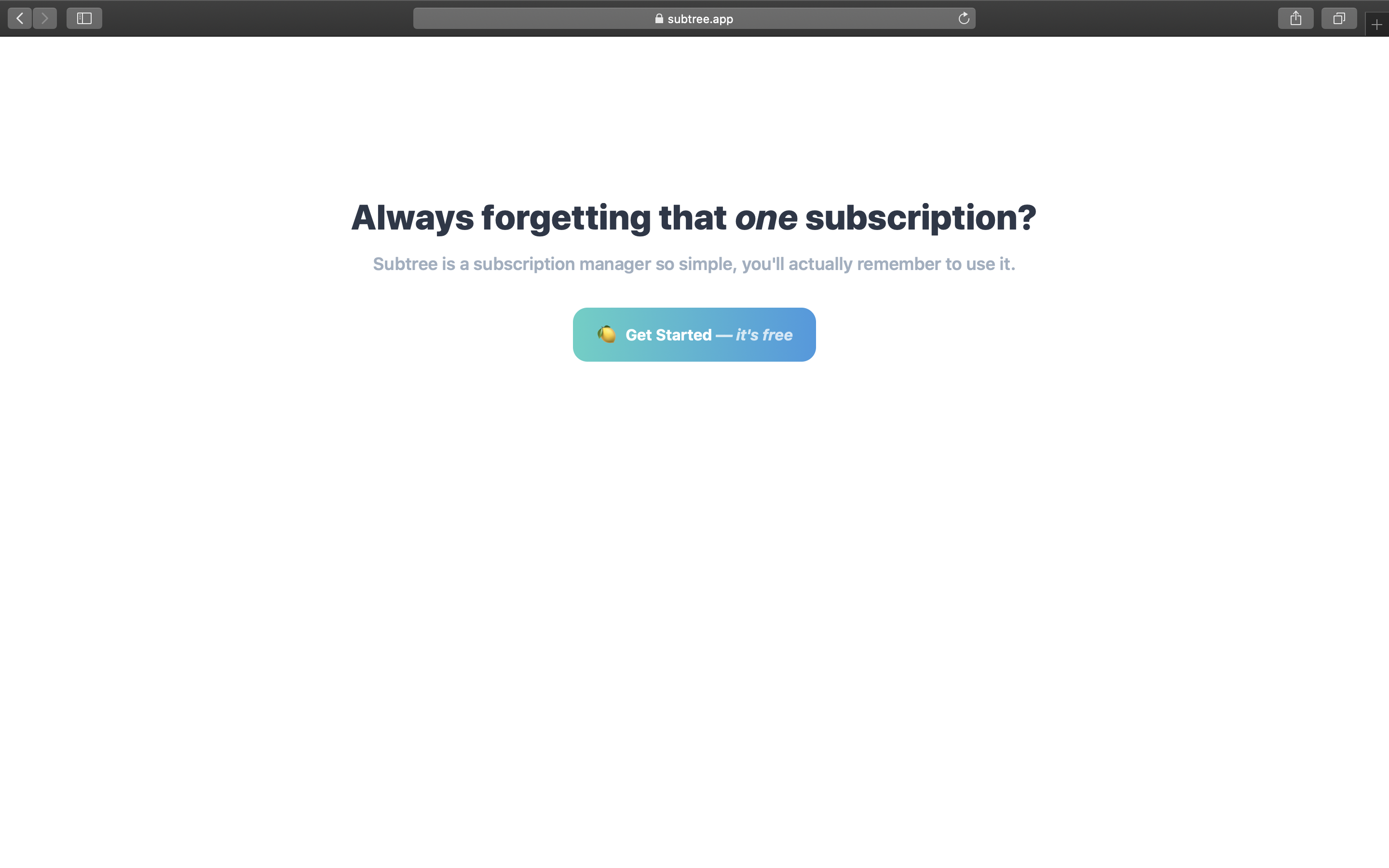 Subtree gallery image