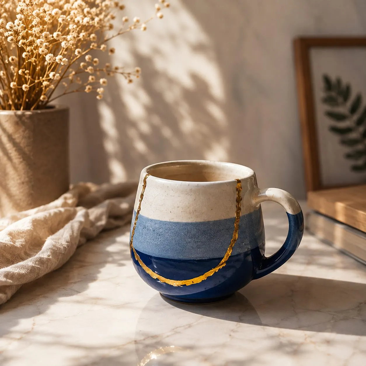 Ombre Gold Seam Mug gallery image