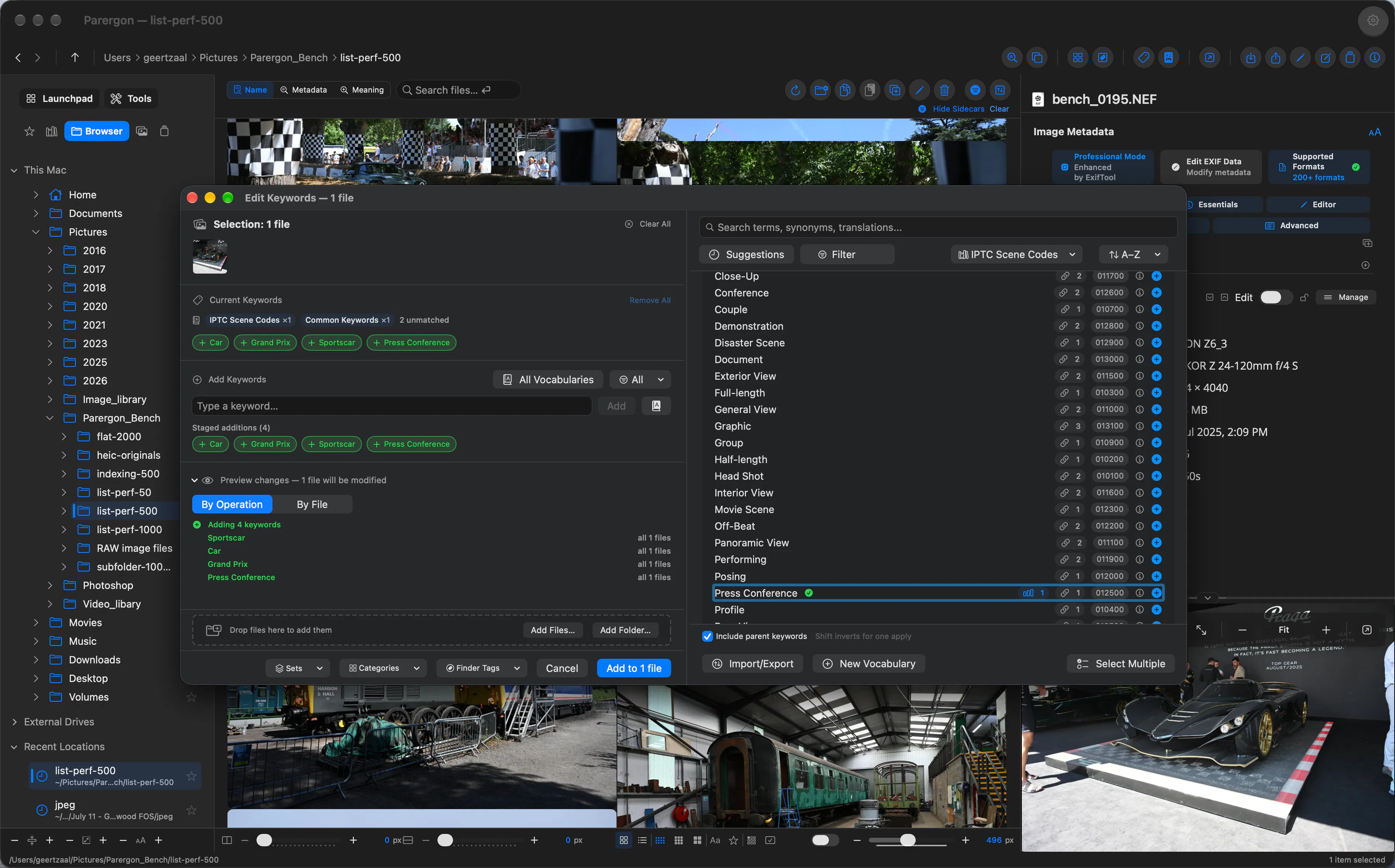 Parergon Metadata Editor for mac gallery image
