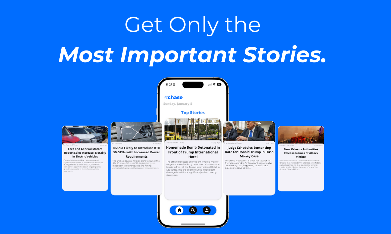 Chase - Notizie sintetizzate - L'app di notizie per le persone che non hanno tempo per le app di notizie media 4