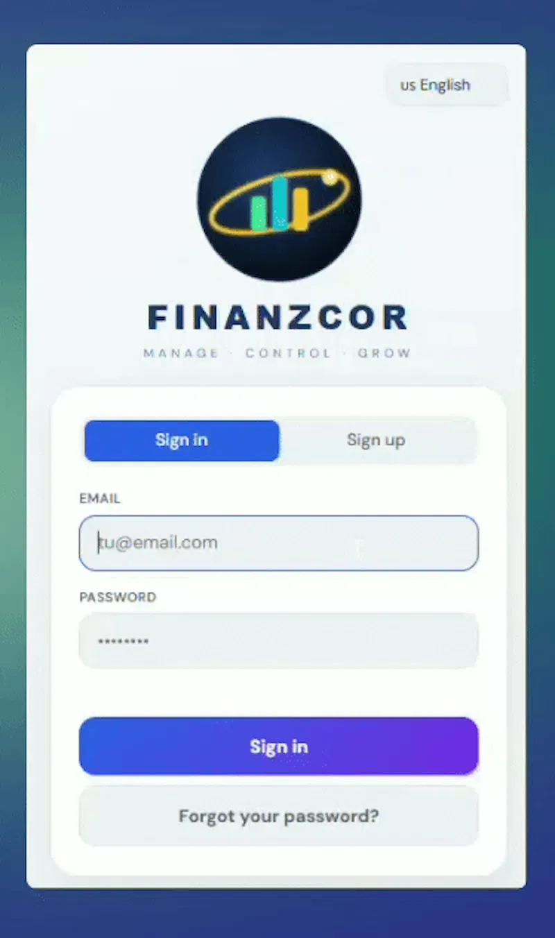 FinanzCor screenshot 1 (video preview)