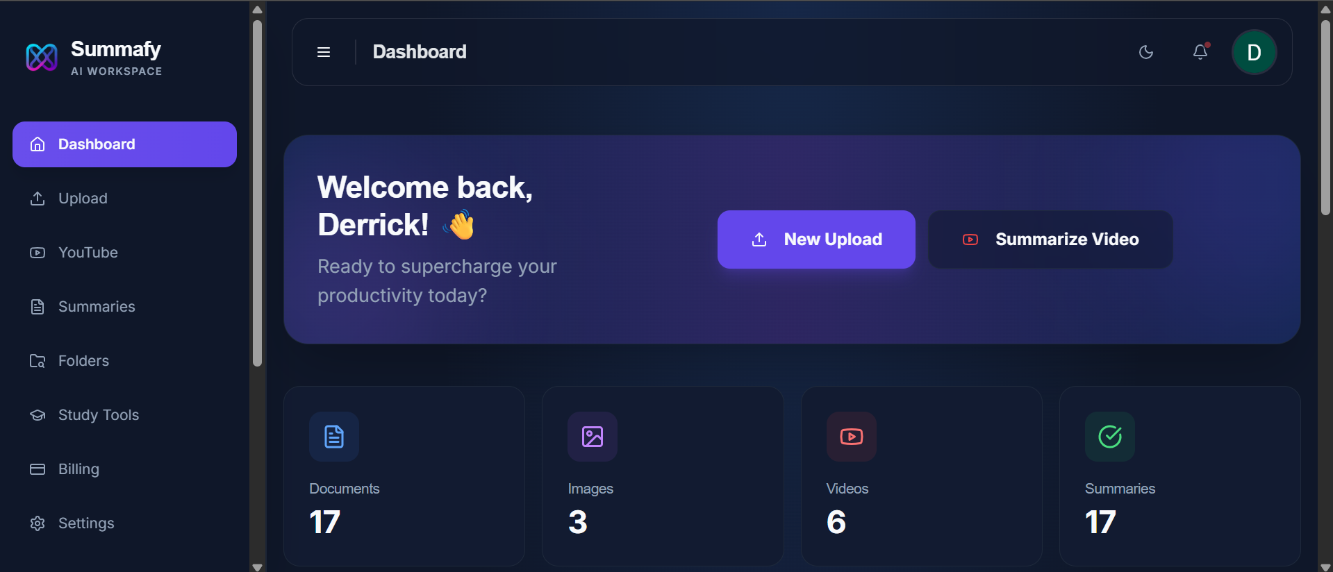 Summafy.io gallery image