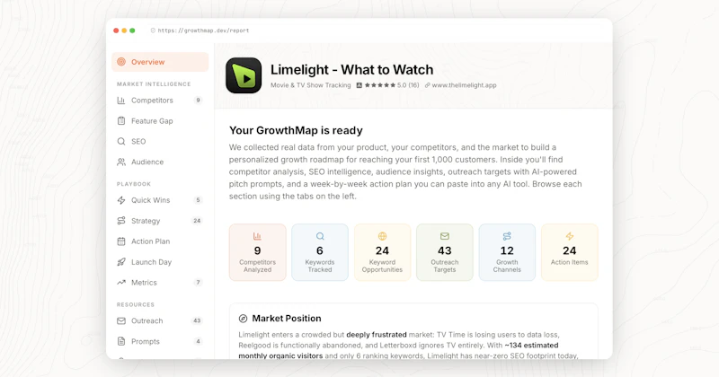 GrowthMap screenshot 3
