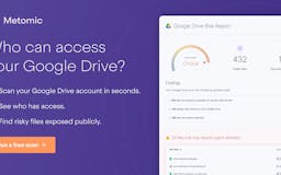 Metomic Google Drive Risk Report  media 1