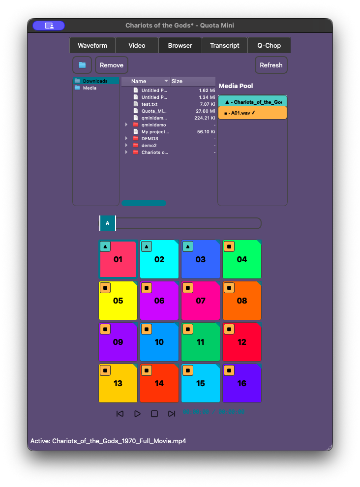 Quota Mini - Dialogue Sampling Utility gallery image