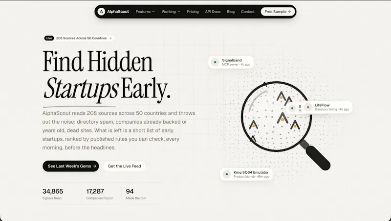 AlphaScout: Discover Startups Early screenshot 3