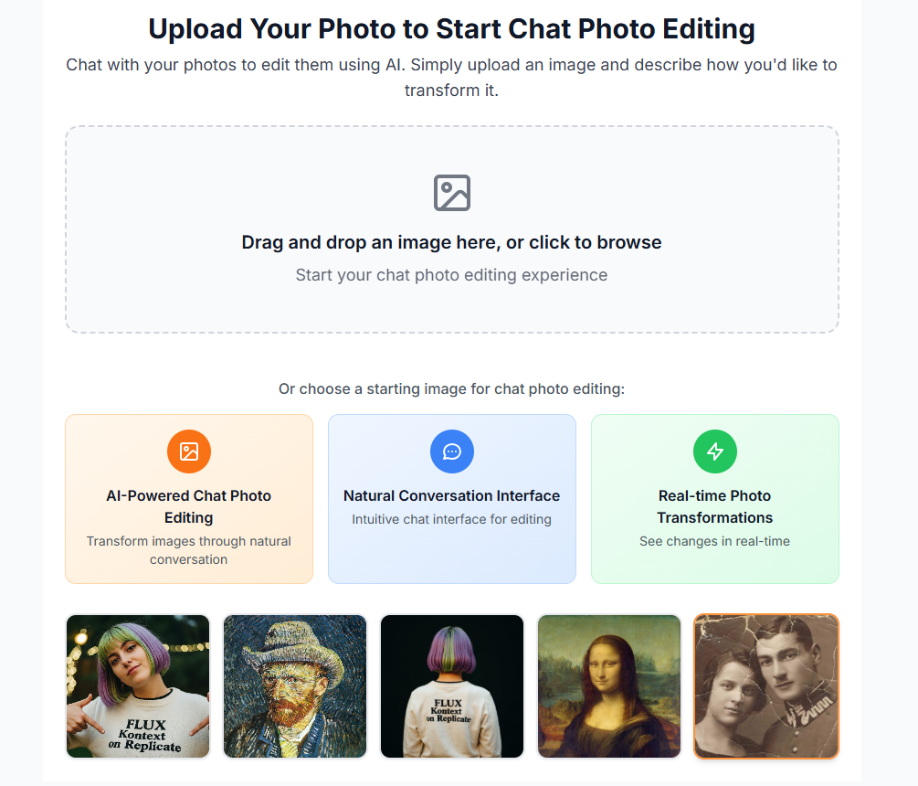 Chat Photo - Upload Your Photo to Start Chat Photo Editing media 1