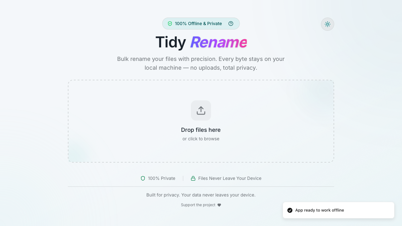 Free Bulk File Renamer Online gallery image