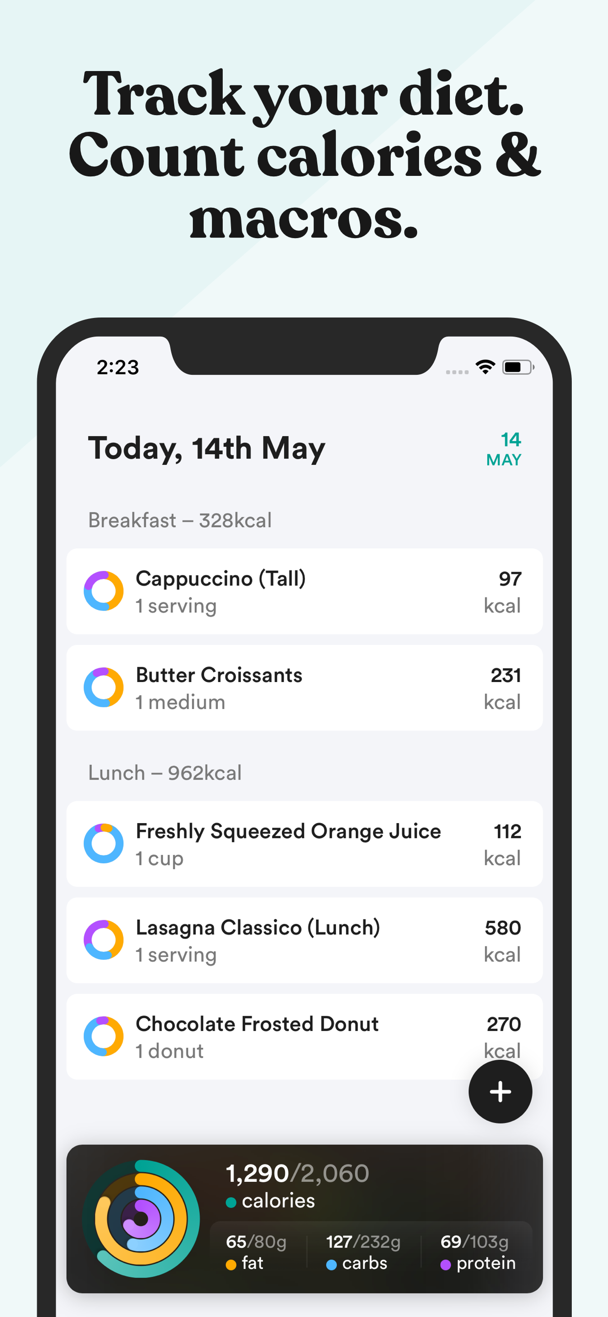 EatWell - Macro Diet Tracker gallery image
