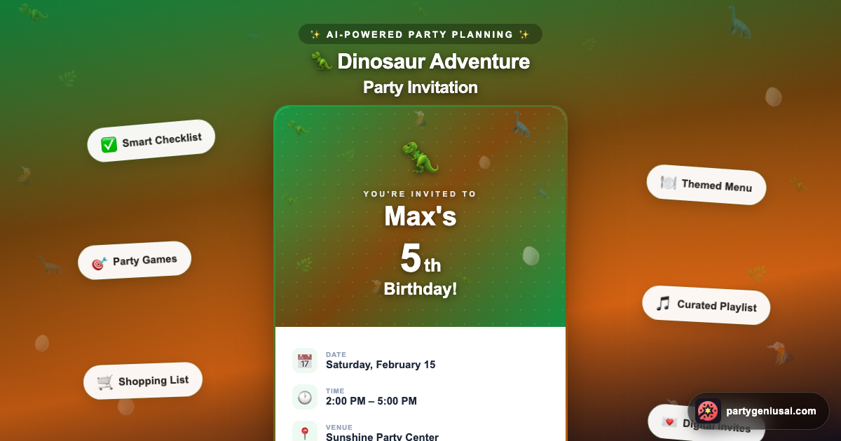PartyGenius AI - Screenshot 3 showing product features and functionality