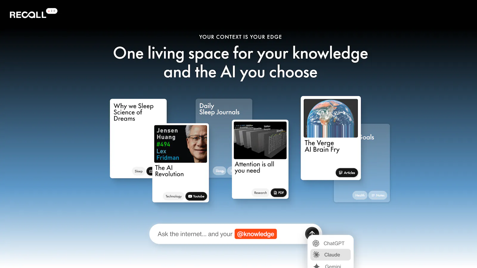 Recall screenshot 1