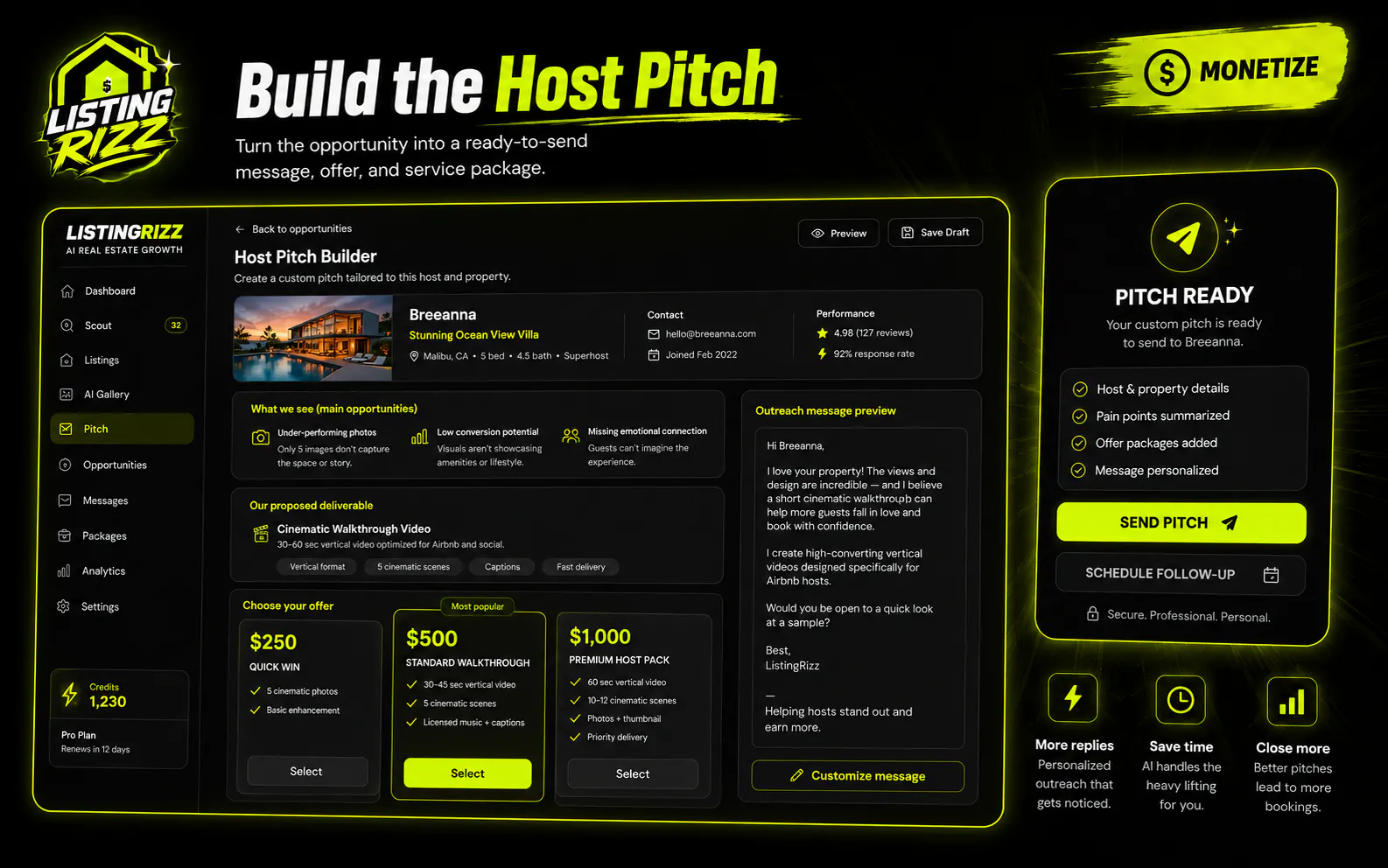 ListingRizz - AI Airbnb Hustle 2026 gallery image