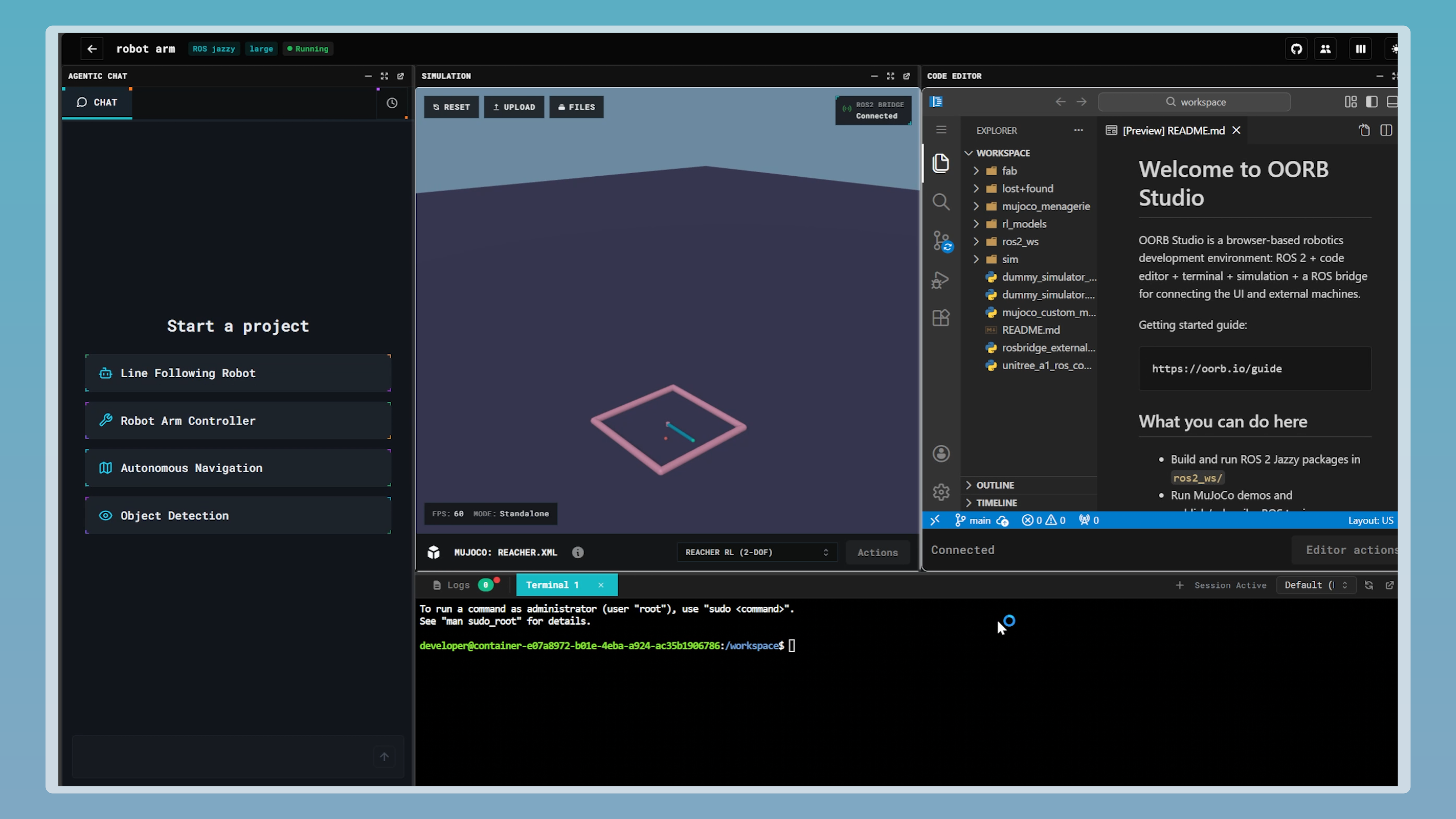 OORB Studio, The Replit For Robotics gallery image